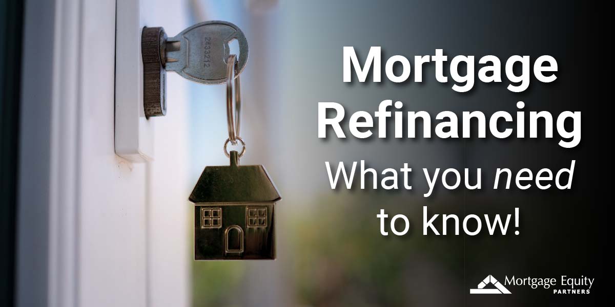 Mortgage Refinancing keys in door