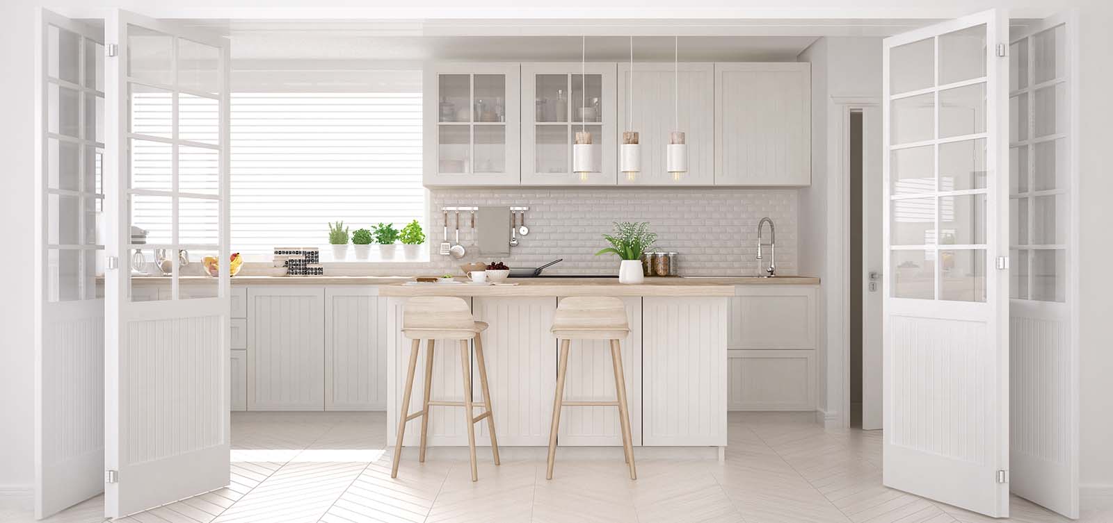 Beautifully renovated modern kitchen