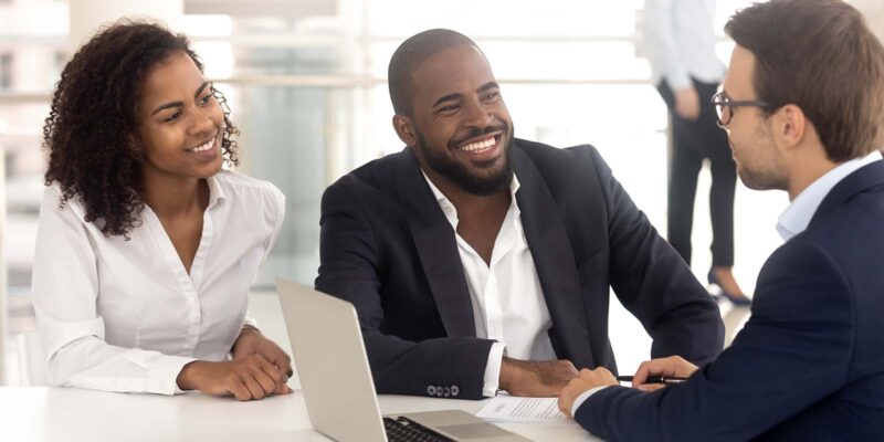 Young Couple Meeting with Loan Officer