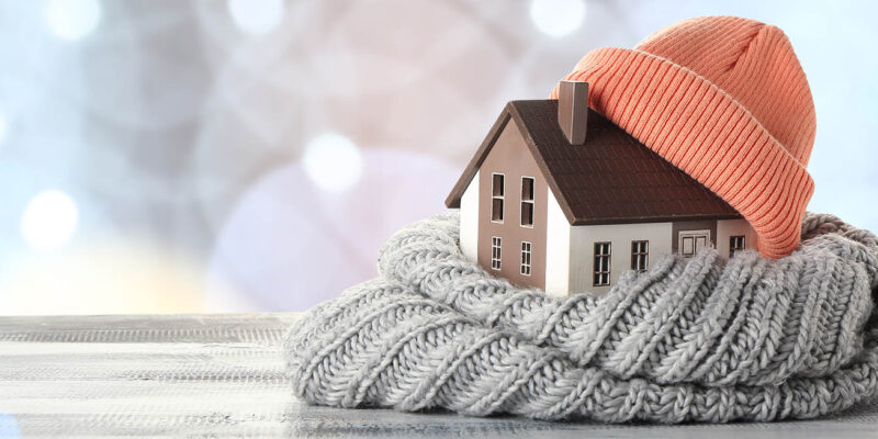 Winter Hat on a Toy House