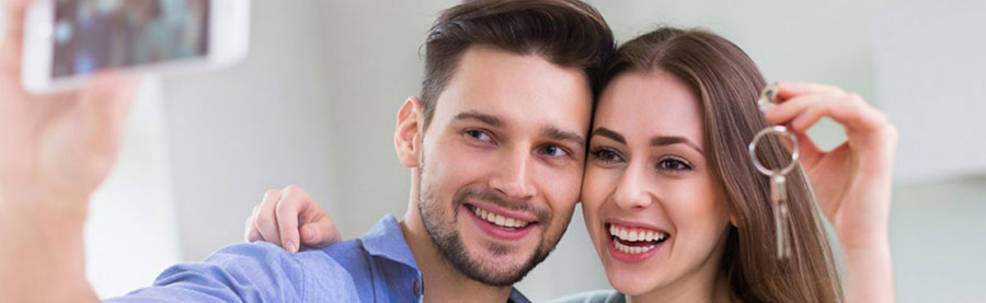 Young Couple selfie