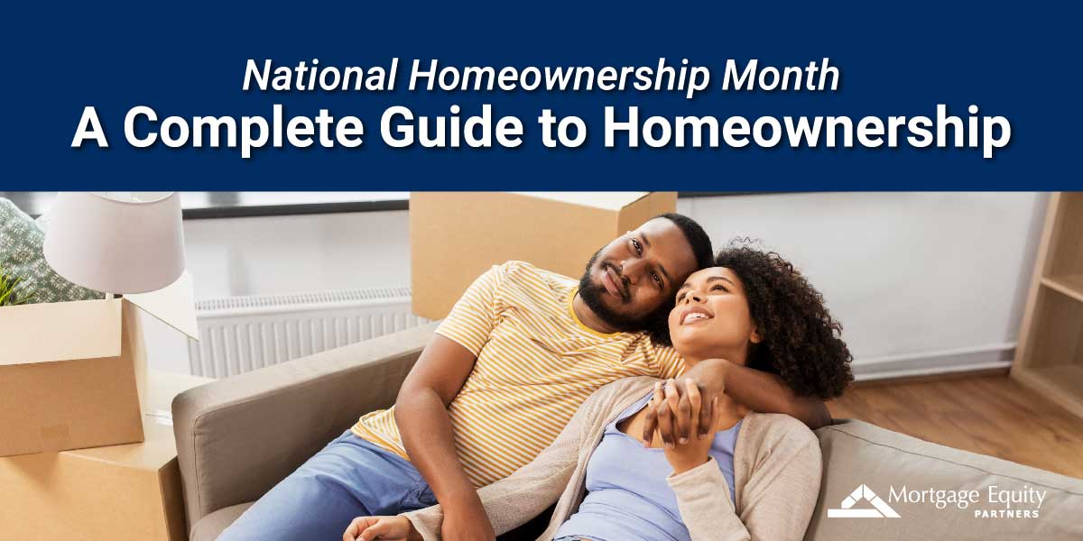 National Homeownership Month couple on the couch